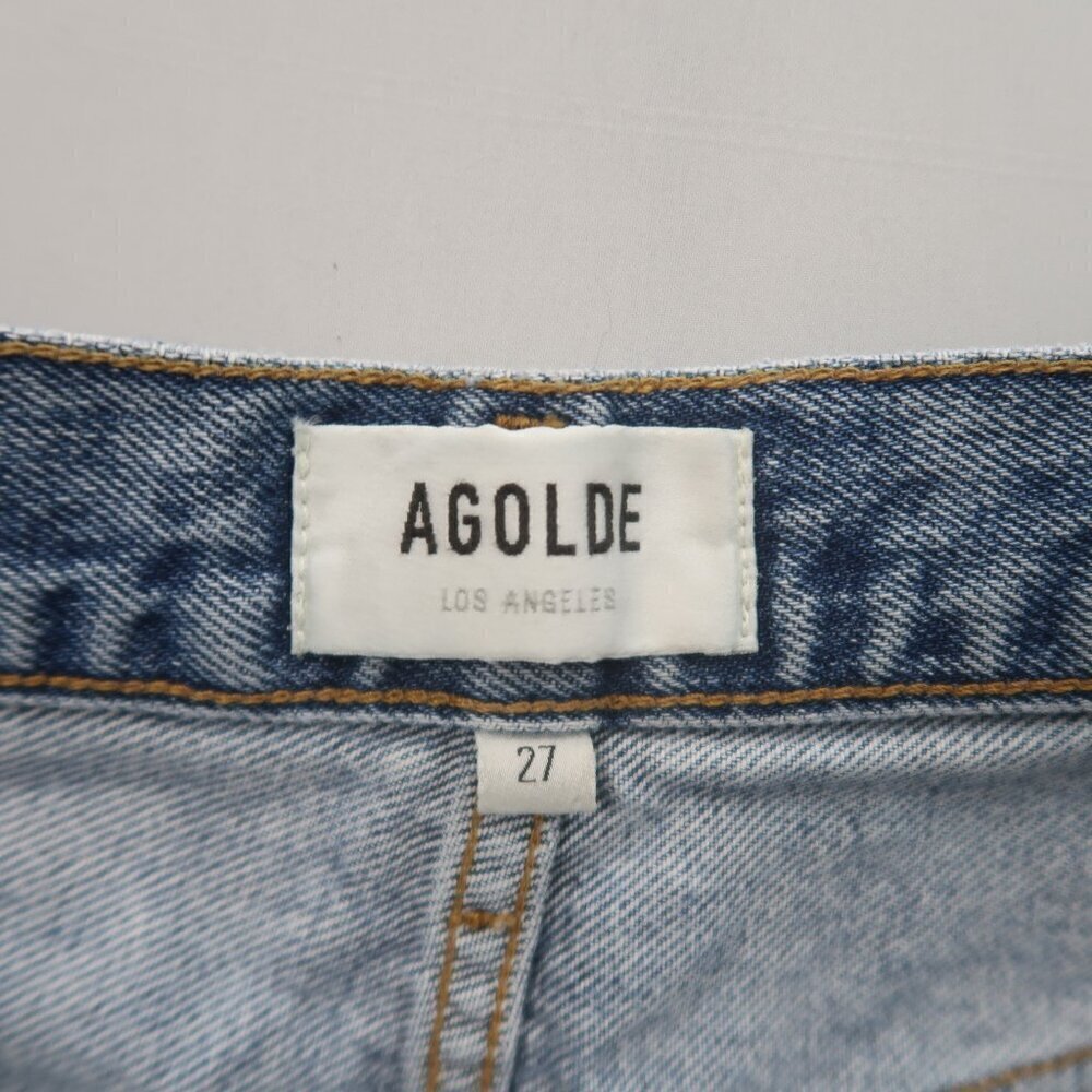 AGOLDE 90's Mid‎ Rise Loose Fit Jeans in Streamline Size 27 - Picture 5 of 12